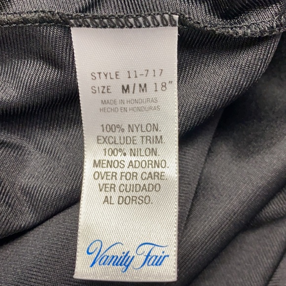 Vanity Fair Black Slip Size: Medium - Picture 13 of 16
